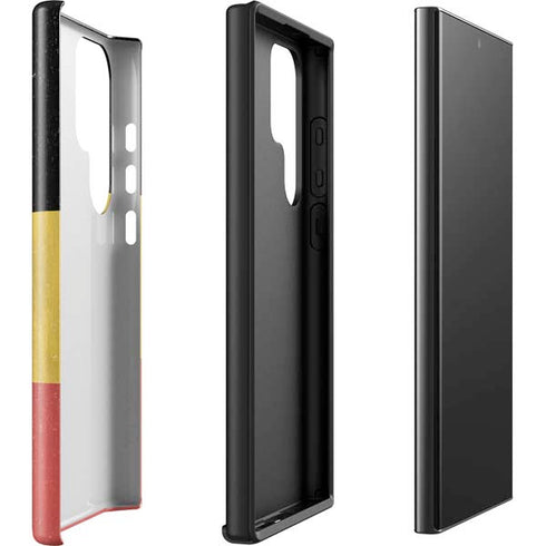 Belgium Flag Distressed Galaxy S23 Ultra Pro Case